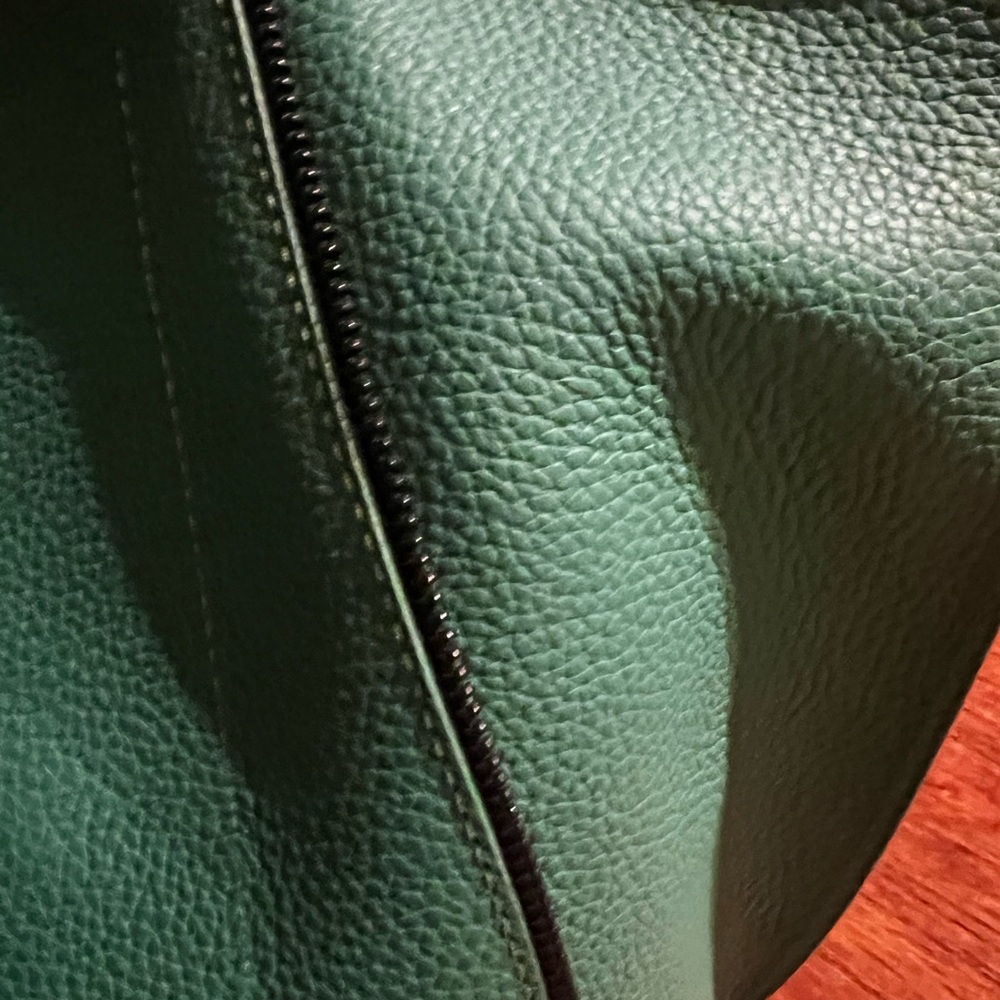 Botkier Green Pebbled Leather Tote - Picture 3 of 5
